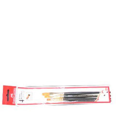 Paint Brush Synthetic Hair - 4 Pouch