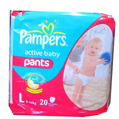 Active Baby Dipers - Large(9 - 14 kgs) - Pant Style Dipers